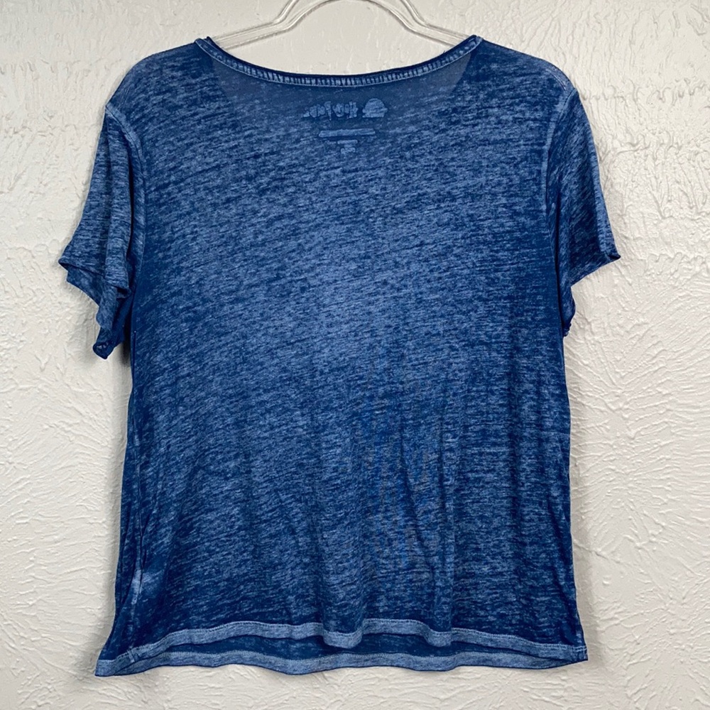 Harry Potter Blue Burnout Short Sleeve Shirt Large - Picture 7 of 7